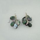 black lip shell earrings