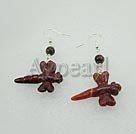 Handmade Red jasper earrings
