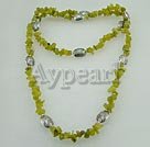 peridot jade necklace
