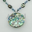 Handmade shell pearl necklace