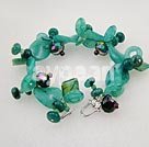 crysatl and blue jade bracelet