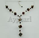tiger's eye y necklace