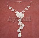 pearl and rose quartz y necklace Under $ 10