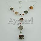 Handmade crystal necklace