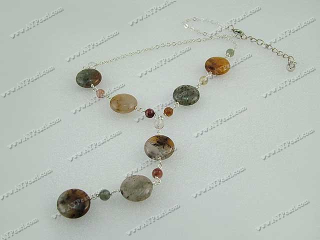 Handmade crystal necklace