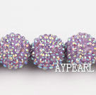 Acrylic bali beads,20mm,violet,Sold per 14.57-inch strands