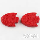 Cinnabar Beads,6*18*24mm,Red,Sold by each.
