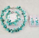 pearl shell and crystal sets