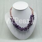 Discount pearl and amethyst necklace