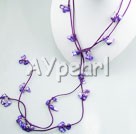 dyed pearl necklace Under $ 8