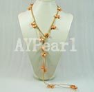 dyed pearl necklace under $ 8