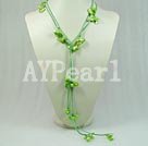 dyed pearl necklace under $ 8