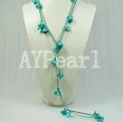 dyed pearl necklace under $ 8