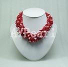 Discount pearl and coral necklace
