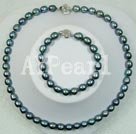 9-10mm black pearl sets
