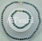 Discount 6-7mm black pearl sets