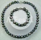 9-10mm black pearl sets