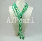 pearl and aventurine necklace