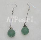 aventurine ball earrings under $ 3