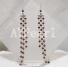 manmade crystal dangle earrings under $ 5