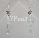 blue quartz dangle earrings