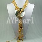 Discount pearl and citrine necklace