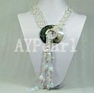 fashion pearl crystal necklace