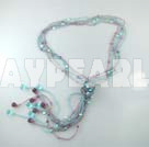 Discount pearl crystal necklace