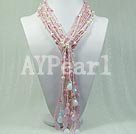 Discount pearl crystal necklace
