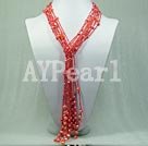 fashion pearl and glass beads necklace under $ 10