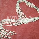 pearl and glass beads necklace under $12