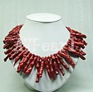 Handmade coral necklace