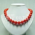 Handmade coral necklace