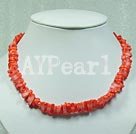 Handmade coral necklace