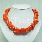 Handmade coral necklace