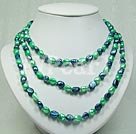 multi strand dyed pearl necklace Under $ 10