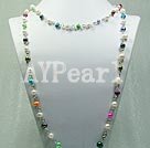 Multi Color Pearl Necklace