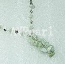 aquamarine chips necklace