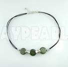 green gemstone necklace under $ 5