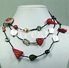 Discount multi strand multi stone necklace