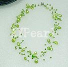 dyed pearl necklace Under $ 8