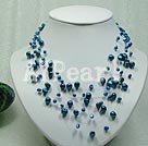 Discount dyed pearl necklace