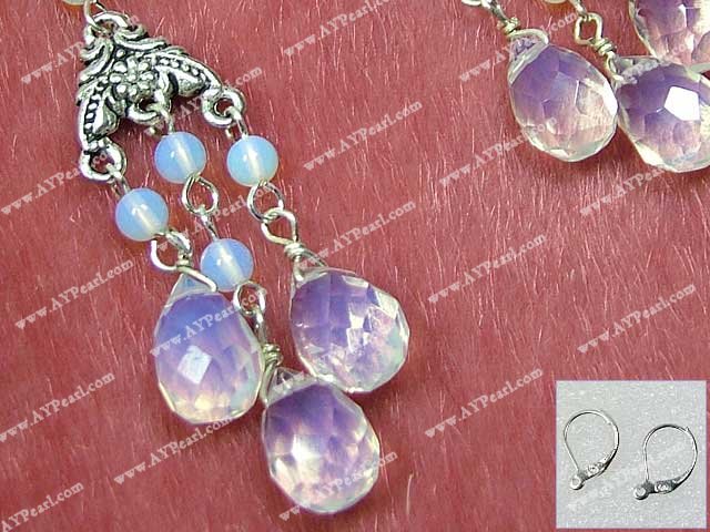 Handmade crystal earring