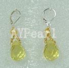 Discount pearl crystal drop earrings