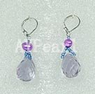 Discount pearl crystal drop earrings