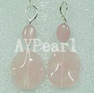 Discount rose quartz earrings