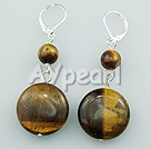 tiger's eye earrings