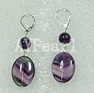 rainbow fluorite earrings