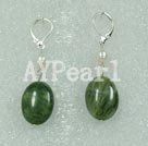 pearl and gemstone earring