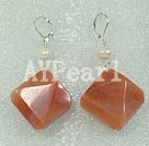 aventurine stone earrings